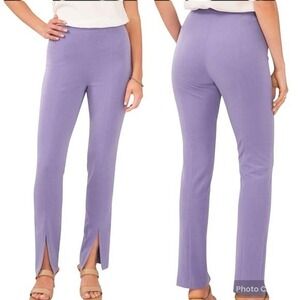 1 State pants 24W purple straight leg split hem Business Casual WeddingChurch